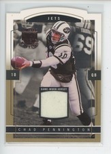 CHAD PENNINGTON PATCH /10 2003 SKYBOX LE LIMITED EDITION GOLD PROOF JERSEY # 1/1