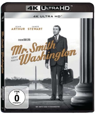 Mr. Smith Goes to Washington (1939) 4K UHD Blu-Ray NEW German Pkg/English Audio