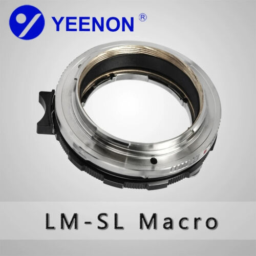 YEENON Leica M lens to Leica SL / T Macro adapter(Black&Silver) - Picture 2 of 5
