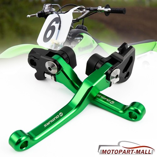 CNC Pivot Hand Brake Clutch Levers Kits For KAWASAKI KX65 KX85 KX100 KX125 KX250 - Bild 1 von 16