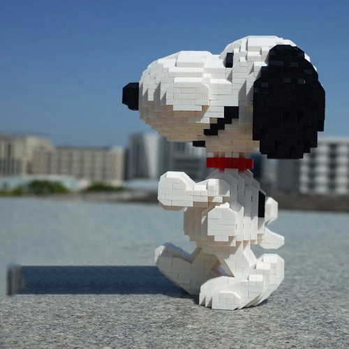 HEISS Peanuts Snoopy Magic Blocks Kits Mini Bausteine herausforderndes Spiel Geschenk - Bild 3 von 28