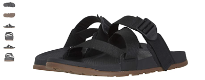 Chaco Lowdown Slide Black Comfort Sandal Men display picture 1