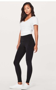 lululemon black align leggings 28