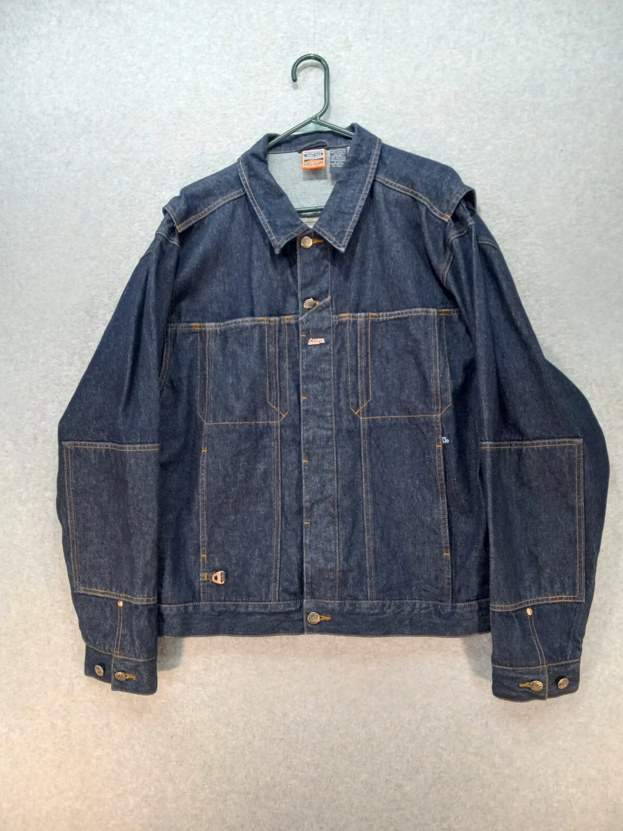 Aggregate 172+ big and tall denim jacket latest