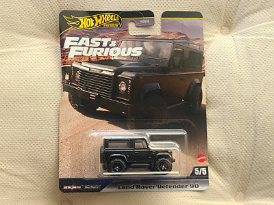 Hot Wheels Premium 2024 Fast & Furious 5/5 Land Rover Defender 90 HYP74 Display