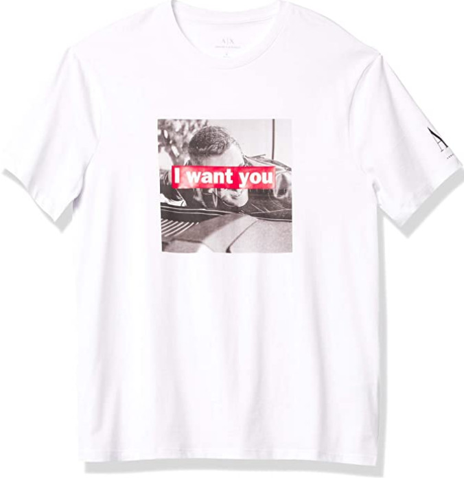 Мужская футболка с графическим принтом Armani Exchange I Want You2XL 9590₽