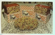 Old Fashioned Claxton Fruit Cake Georgia GA Postcard vintage d