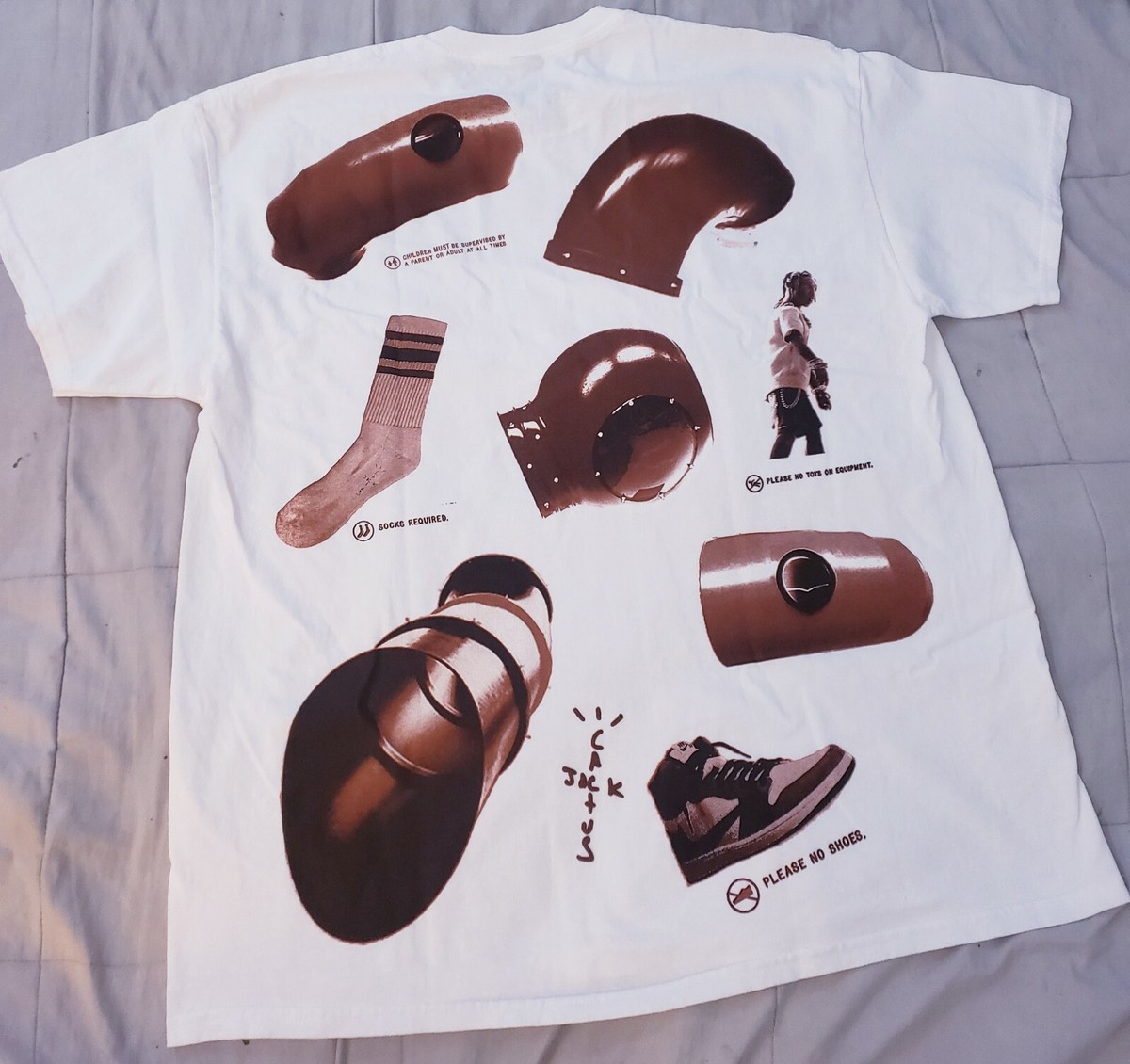 Tシャツ・カットソー Travis Scott Rules T-shirt NEW!!! Travis Scott Rules T shirt size XL IN HAND. | eBay