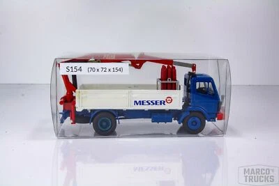 Klarsichtverpackung Faltschachtel für Modelleisenbahn u. Modellautos 154x72x70mm