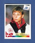 1998 Panini FIFA World cup sticker #223 Jon Dahl Tomasson Denmark