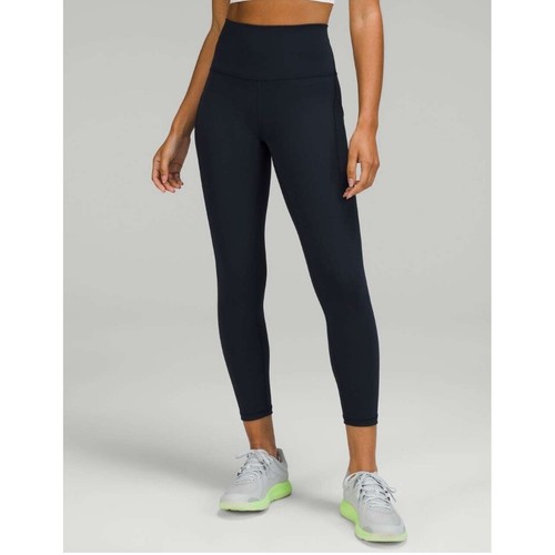 Lululemon Wunder Train High-Rise Cropped Leggings With Pockets