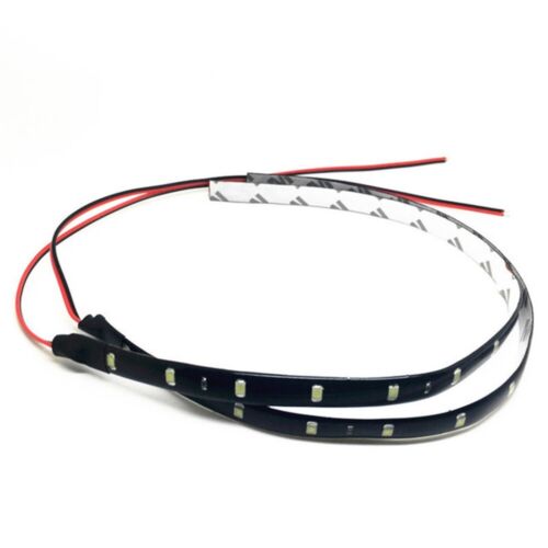 4Pcs Waterproof Red Lights 12V Car Home 15 LED 3528 SMD IP65 Flexible Strip 30cm - Picture 10 of 11