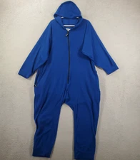 Forever Lazy Adult One Piece Hooded Lounge Sleep Pajamas Size XS Small Oversized