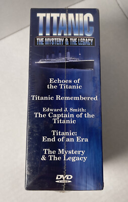 NEW SEALED Titanic: The Mystery & The Legacy (DVD, 1998) 5-Disc