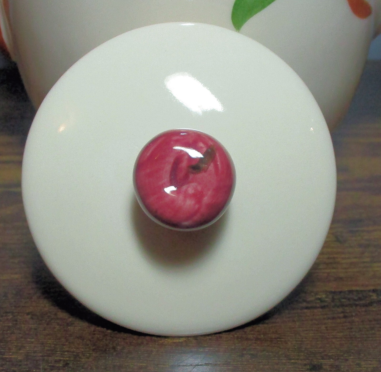 Rare FRANCISCAN Hand Painted APPLE Coffee Pot, 7.5" Made in ENGLAND