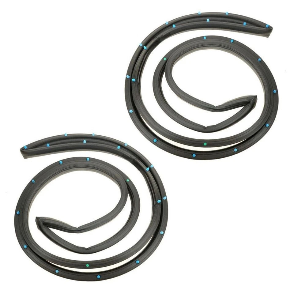 Комплект из пары резиновых уплотнений для передней двери для Pontiac Buick Olds 4 двери - Изображение 3 из 3