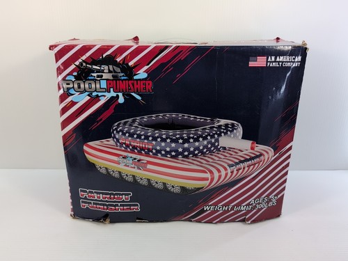 Pool Punisher Patriot amerikanische Flagge 4. Juli aufblasbarer Tank - offene Box