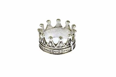 Kronenring Miniblings Fingerring Herrenring Männerring Ring Krone silber 19mm - Bild 1 von 4