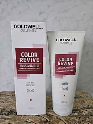 Goldwell Color Revive Conditioner - Cool Red - 200ML Level 4 5 6 Brandneu 