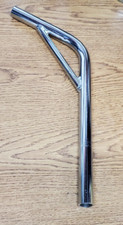 LayBack steel Seat Post W/Support Steel 22.2mm Chrome lowrider cruiser