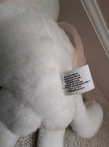 Wangs International Kitty Cat Plush Stuffed Animal White Pink - Picture 3 of 6