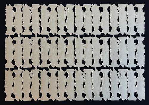 Konvolut Père Noël Gaufrettes De Gaufré Papier, Feuilles Chromos 1920 (#13480) - Picture 3 of 3