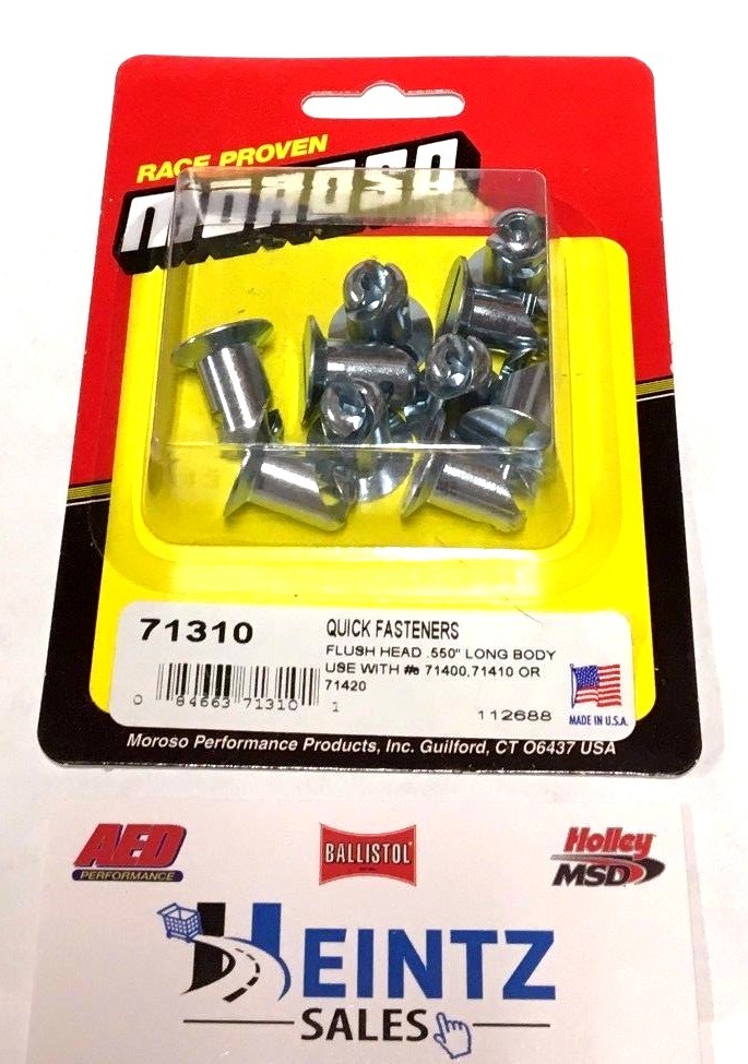 Moroso Flush Head Quick Fastener .550 Moroso Flush Head Quick Fastener .550