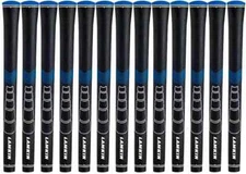 Set of 13 LAMKIN Sonar Plus Golf Swing Grips 60R Standard/Midsize Black Blue