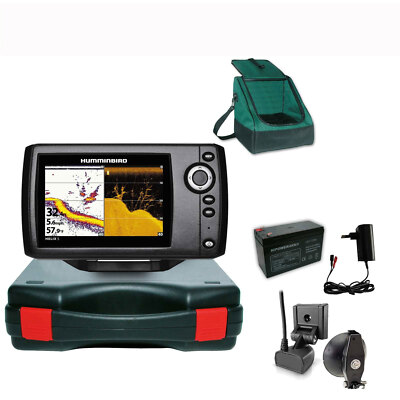 Humminbird Echolot Portabel Basic Plus Komplettsystem Helix 5 DI G2 Down Imaging