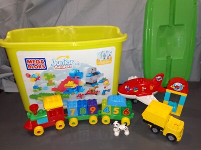 Lot Mega Blocks Bloks LEGO Sets Duplo Town Airport Number Train  Construction