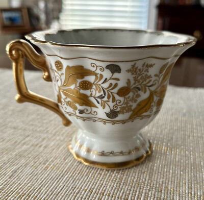 Antique Samson & Co. Paris France Hand Painted Extra Large Porcelain Cup