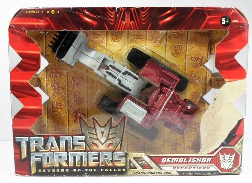 TRANSFORMERS ROTF REVENGE OF THE FALLEN DEMOLISHOR VOYAGER CLASS ROBOT SEALED - Afbeelding 1 van 12