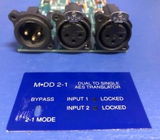 Lavry dB Technologies M.DD 2-1 Dual to Single AES Translator fits 4496