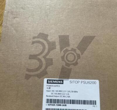 One New SIEMENS 6EP3334-7SB00-3AX0 Regulated power supply module