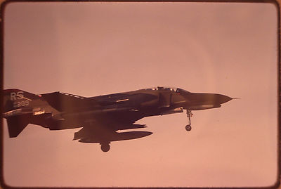 1 x Air craft Farb Dia Slide air force Jet F-4E 209 , 86 TFW 526 TFS Ramstein