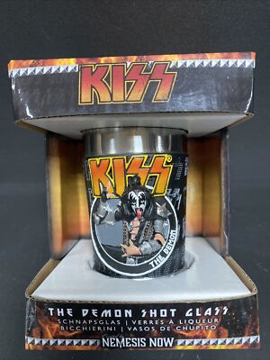 Nemesis Now KISS Flame Range The Demon Schnapsglas 7,5 cm offiziell lizenziert