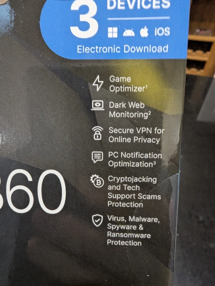 Norton 360 for Gamers Antivirus 2025 3 Device 1 Year - Image 2 of 4