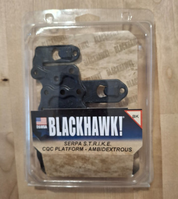 BlackHawk 38CL63BK Serpa Strike Platform, Carbon Fiber, Black, Ambidextrous