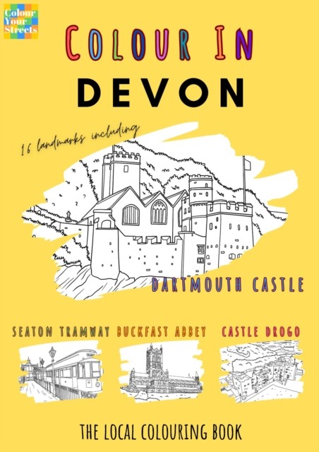 Devon Colouring Book (A4) by Colour Your Streets (Paperback Book)