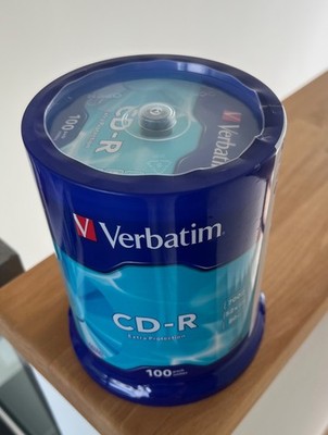 Verbatim CD-R Extra Protection 700 MB 52x Speed Disk Rohling 100er Spindel
