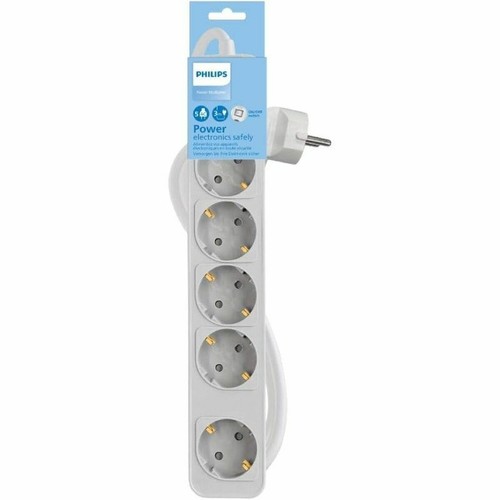 Multiprise 5 Prises avec Interrupteur Philips CHP2154W/10 - Afbeelding 2 van 2