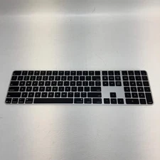 Apple Magic Keyboard Touch ID Numeric Keypad A3119 Silver Black Keys