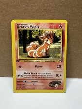 1st Edition Stamp Pokemon Brock's Vulpix 2000 Vintage Gym Heroes 73/132 on eBay