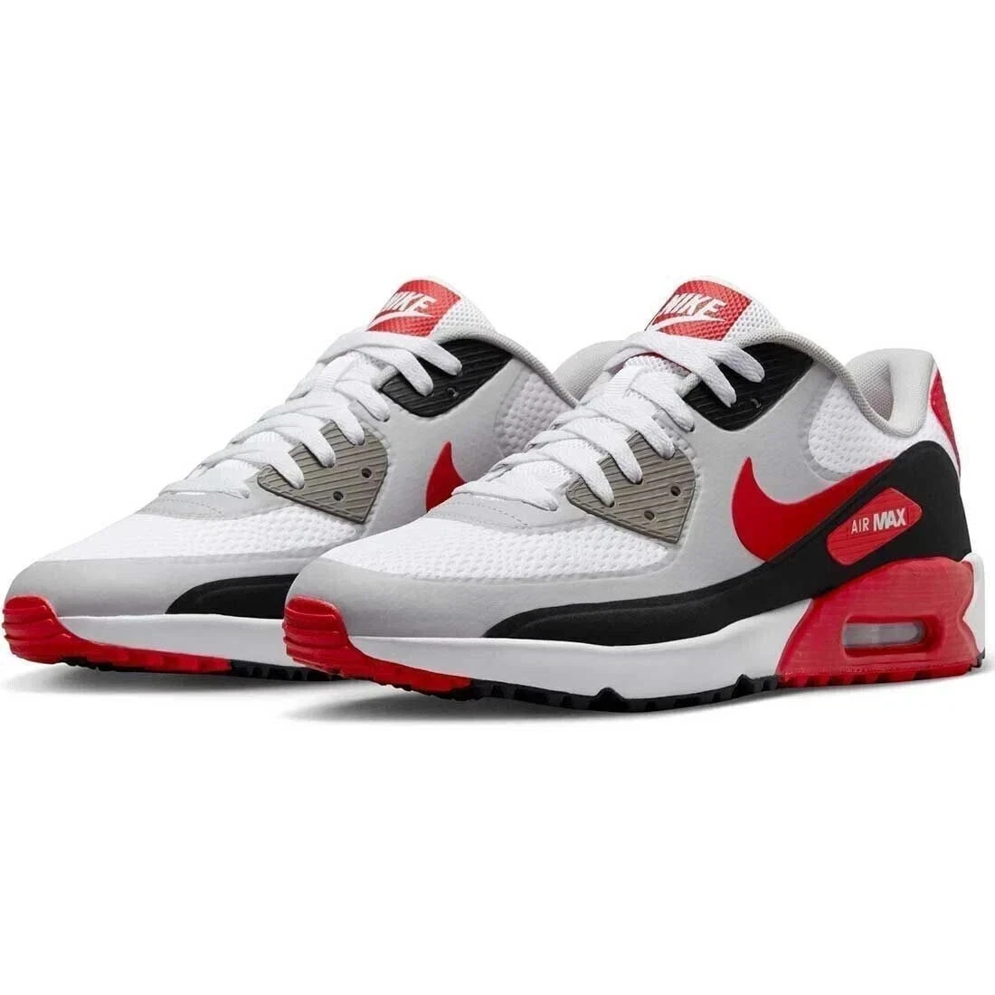 Nike Air Max 90 White Black University Red for Sale - Authenticity