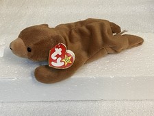 TY BEANIE BABY CUBBIE THE BEAR TAG ERRORS STYLE 4010 PVC PELLETS