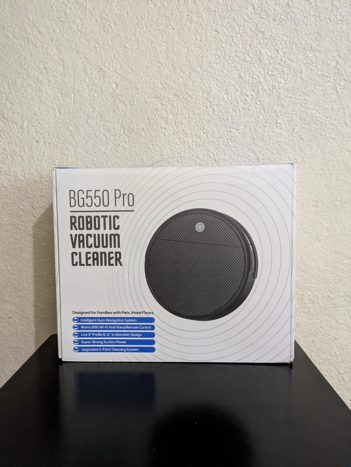 BG550 Pro Robot Vacuum Cleaner 2 in 1 Mopping Robótic Vacuum Cleaner with Schedu