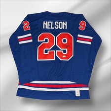 BROCK NELSON SIGNED / AUTOGRAPHED TEAM USA CUSTOM JERSEY BECKETT COA AVALANCHE!!