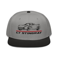 For Corvette C7 Stingray Convertible Fans Cap Snapback Hat Birthday Racing Gift