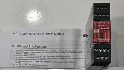Banner IM-T-9A Safety Relay Interface Module 61425 