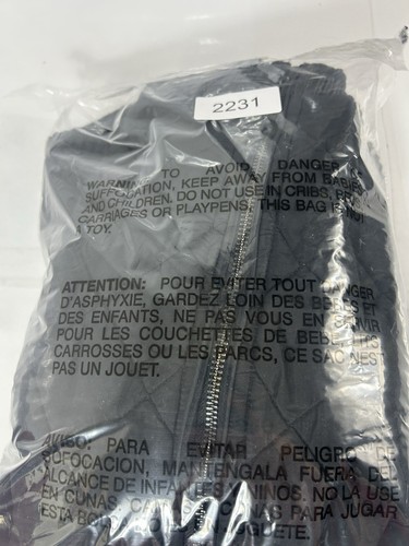 7 DIAMONDS Gatti Men's Quilted Wool Blend Sweater Jacket Black Size Large - Picture 6 of 6